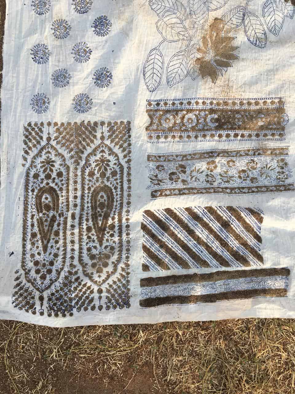 Block Printing Technique: Traditional Bagh Printing from Madhya Pradesh