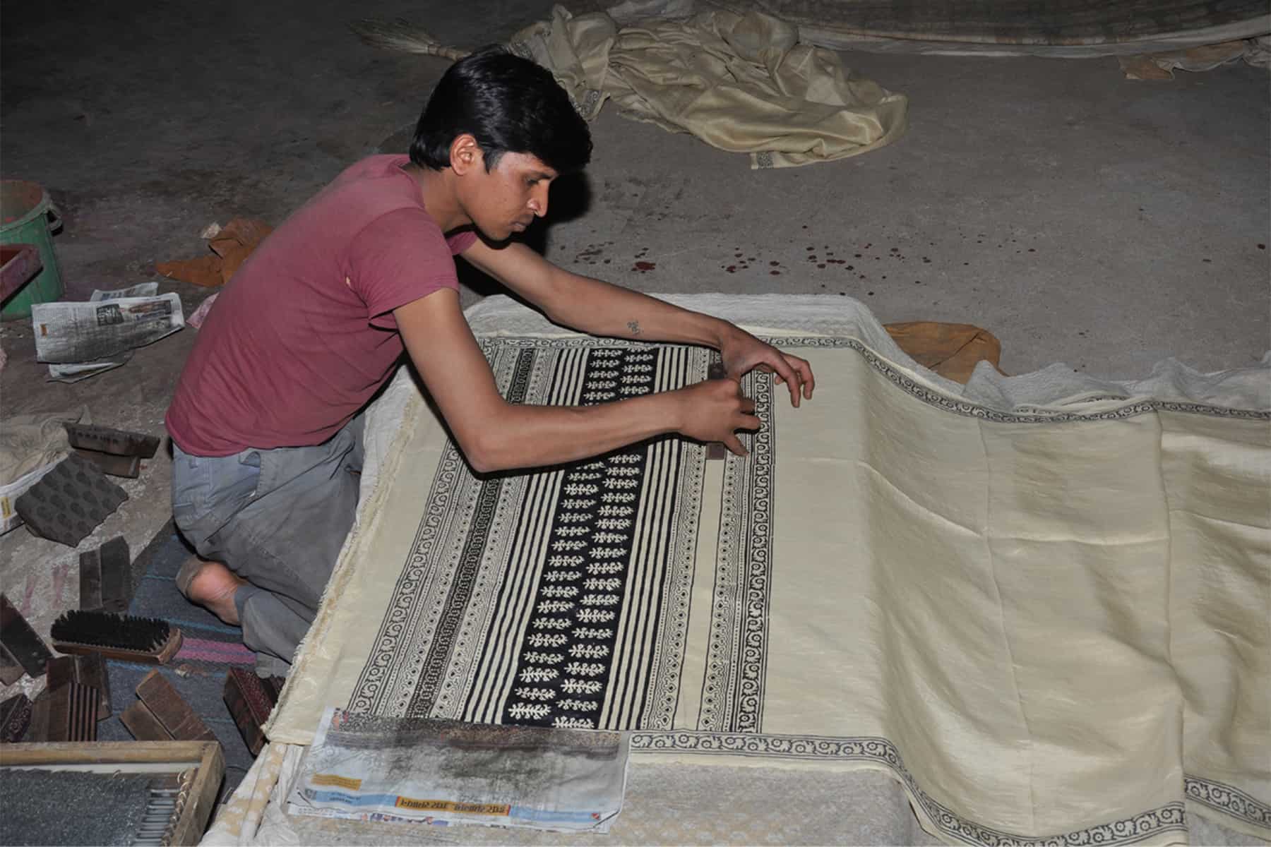 Block Printing Technique: Traditional Bagh Printing from Madhya Pradesh