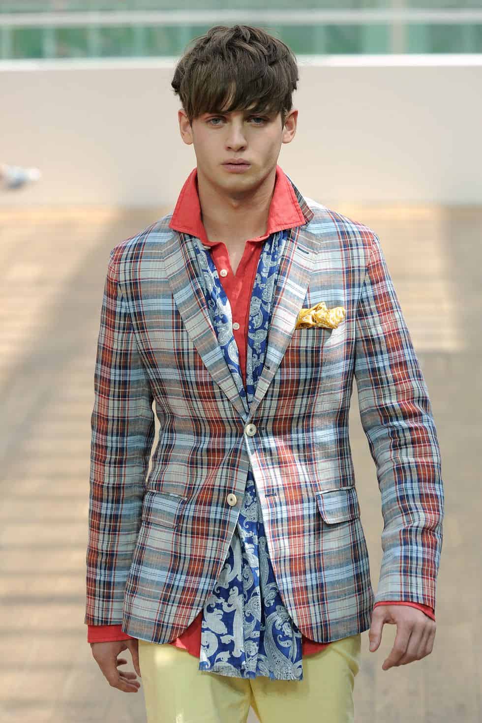 Fashionable Madras Plaid Fabric