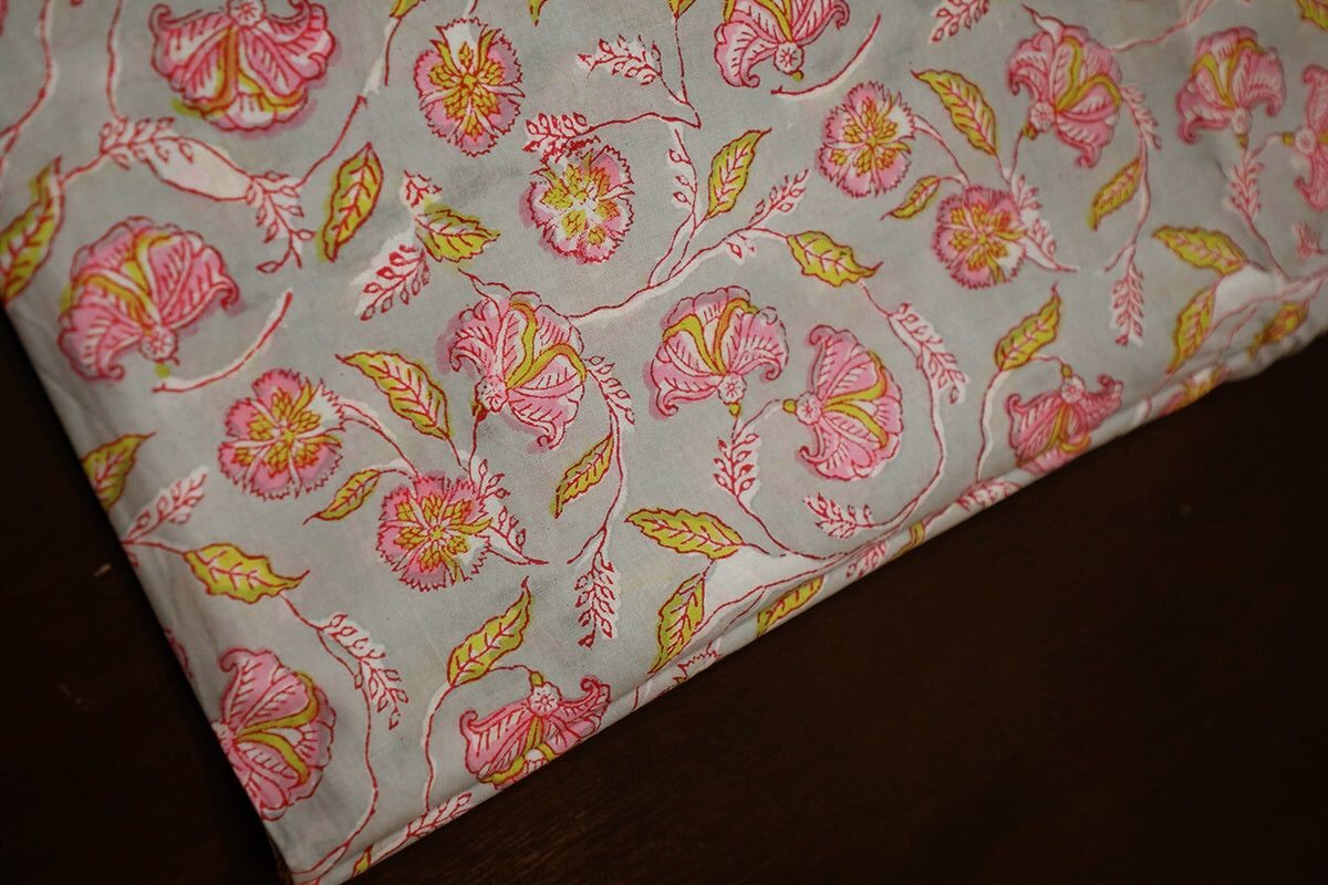 Hand Blockprinting, Fame, Colors, and Floral Designs of Sanganer