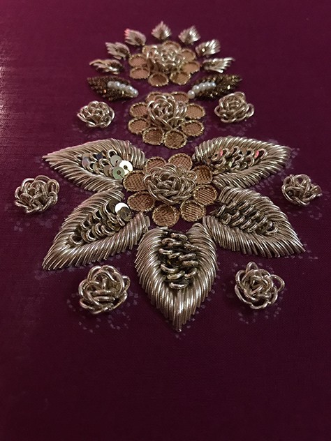 Embroidery of Gold- Zardozi Embroidery