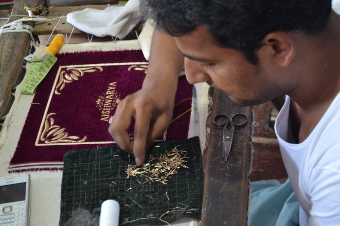 Embroidery of Gold- Zardozi Embroidery