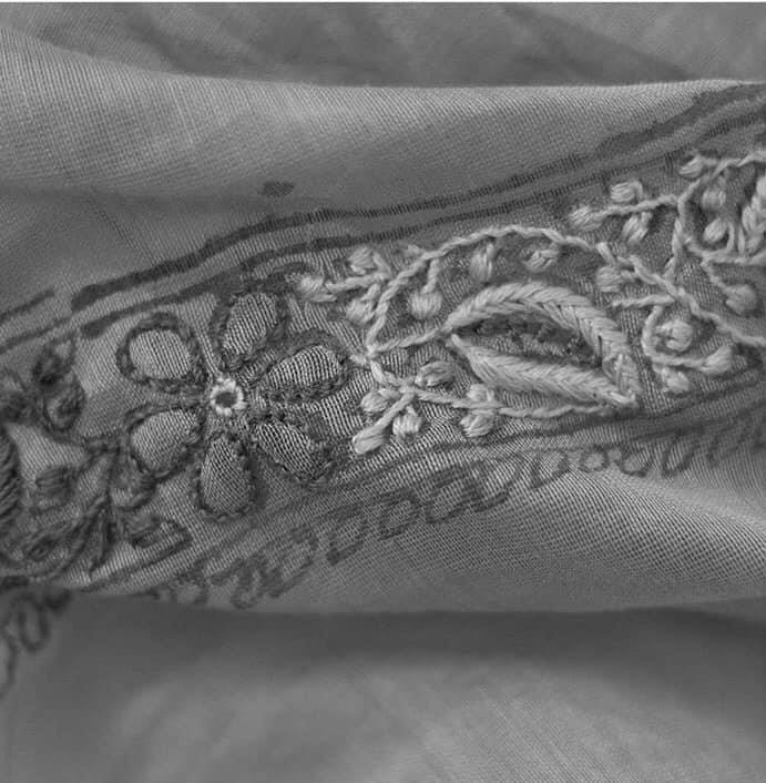 White on White Embroidery of India- Chikankari Embroidery