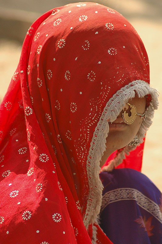 Block Printed Ghaggra