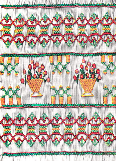 Story of Smocking, An Embroidery Technique to Gather Fabric to create Stretch