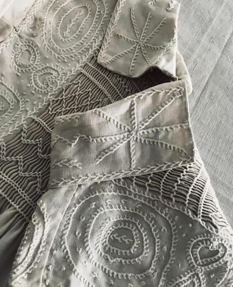 Story of Smocking, An Embroidery Technique to Gather Fabric to create Stretch